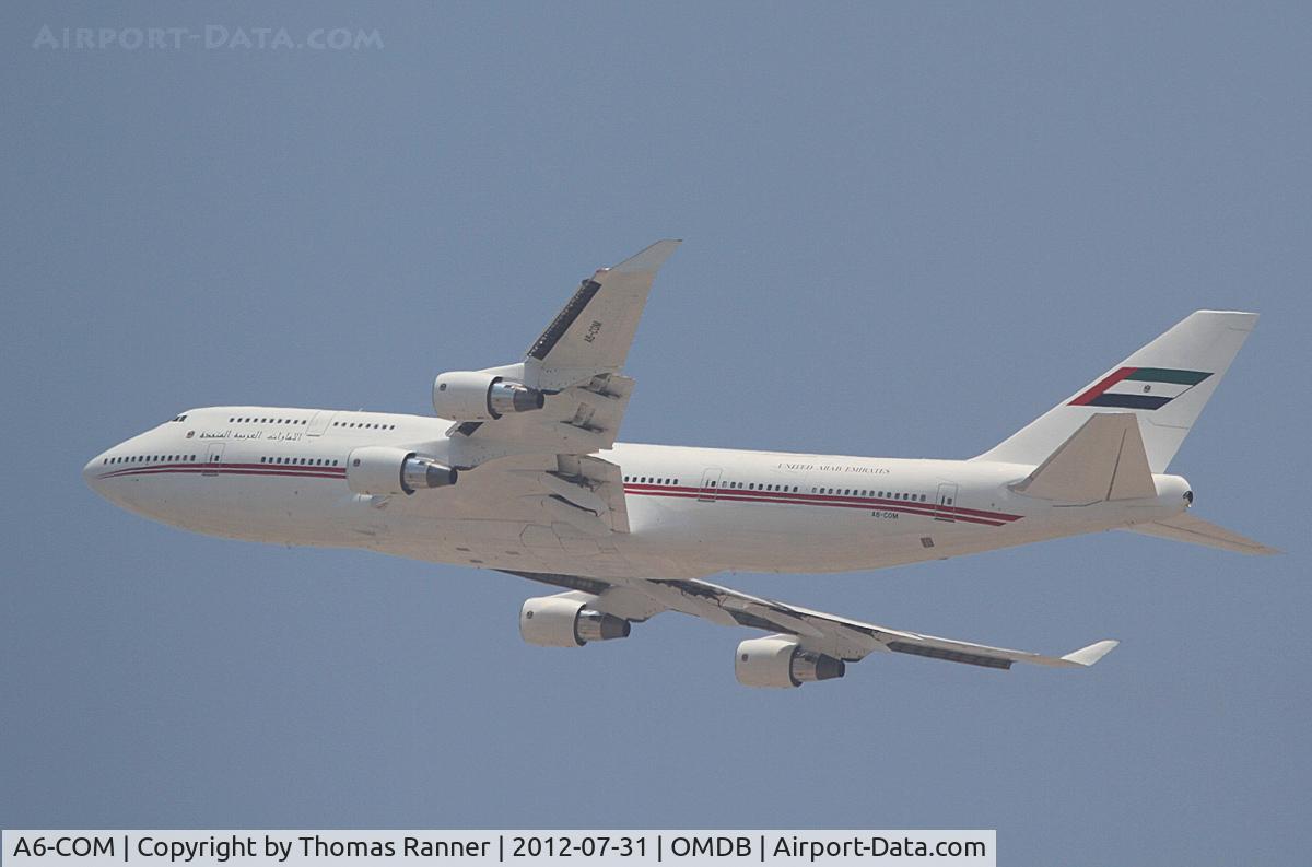 A6-COM, 1991 Boeing 747-433 C/N 25074, Dubai Air Wing Boeing 747