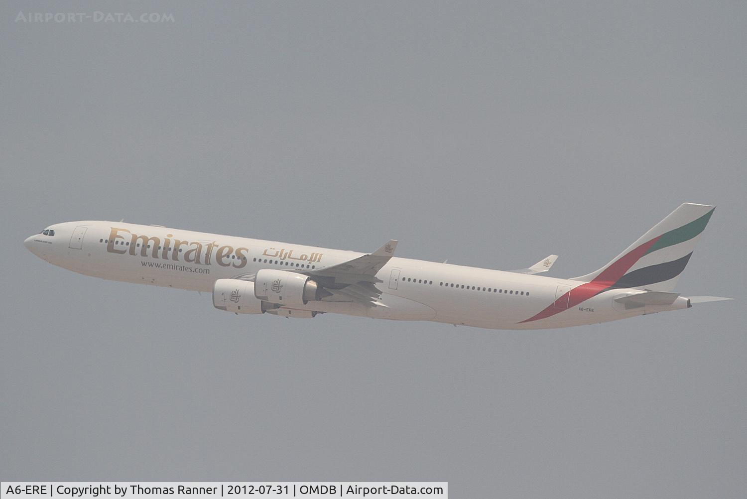 A6-ERE, 2004 Airbus A340-541 C/N 572, Emirates Airbus A340