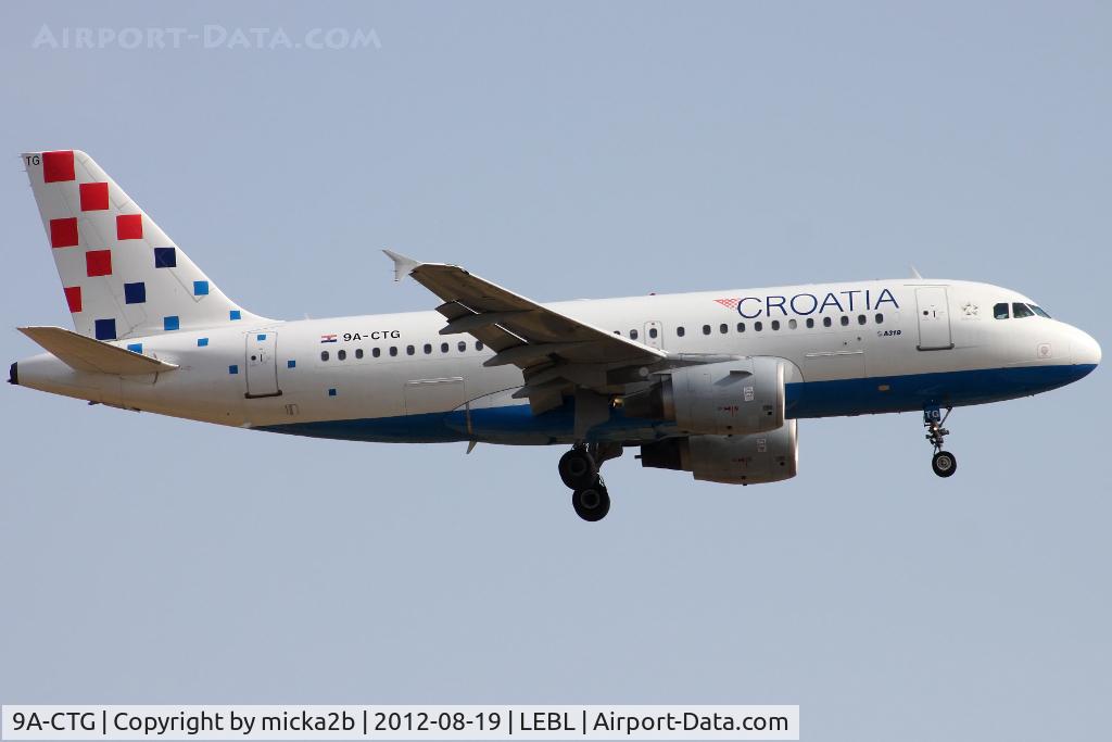 9A-CTG, 1998 Airbus A319-112 C/N 767, Landing