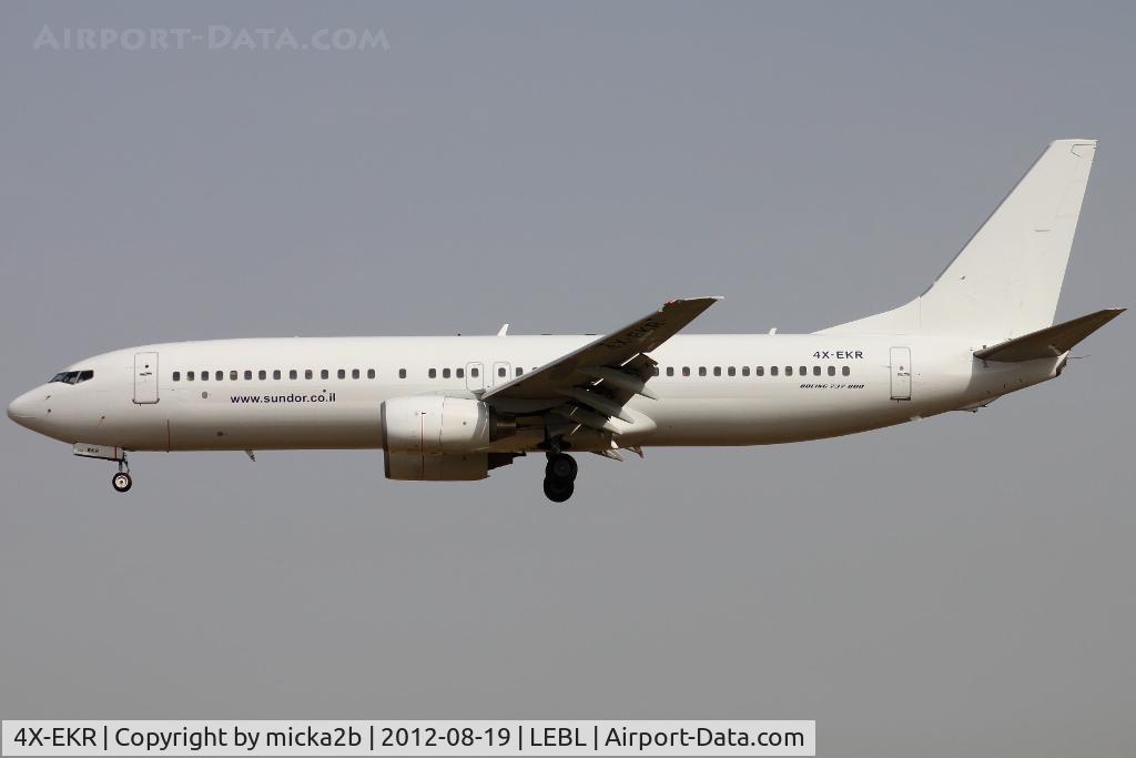 4X-EKR, 2000 Boeing 737-804 C/N 30466, Landing