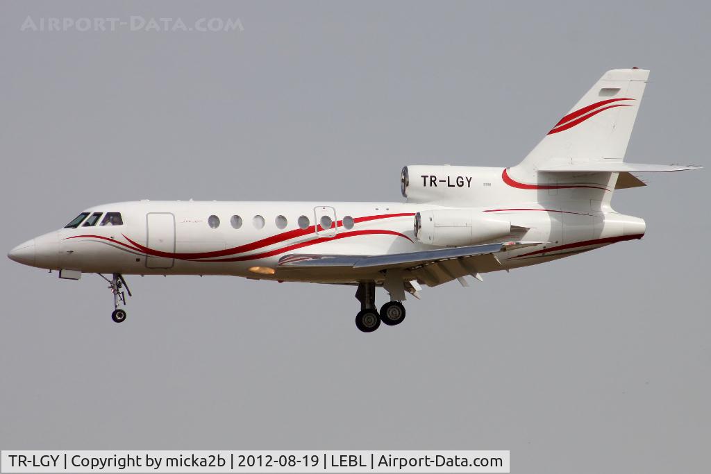 TR-LGY, 1979 Dassault Falcon 50 C/N 009, Landing