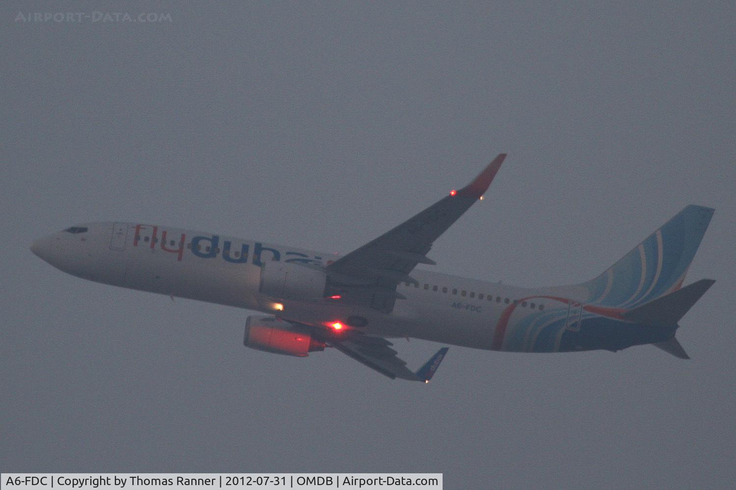 A6-FDC, 2008 Boeing 737-86Q C/N 40233, FlyDubai Boieng 737