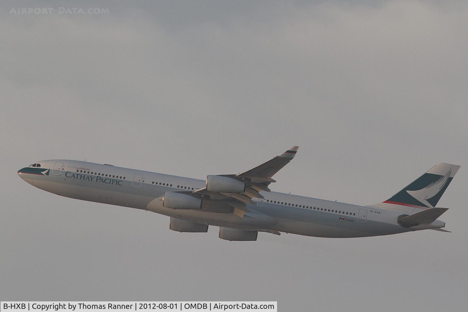 B-HXB, 1996 Airbus A340-313 C/N 137, Cathay Pacific Airbus A340