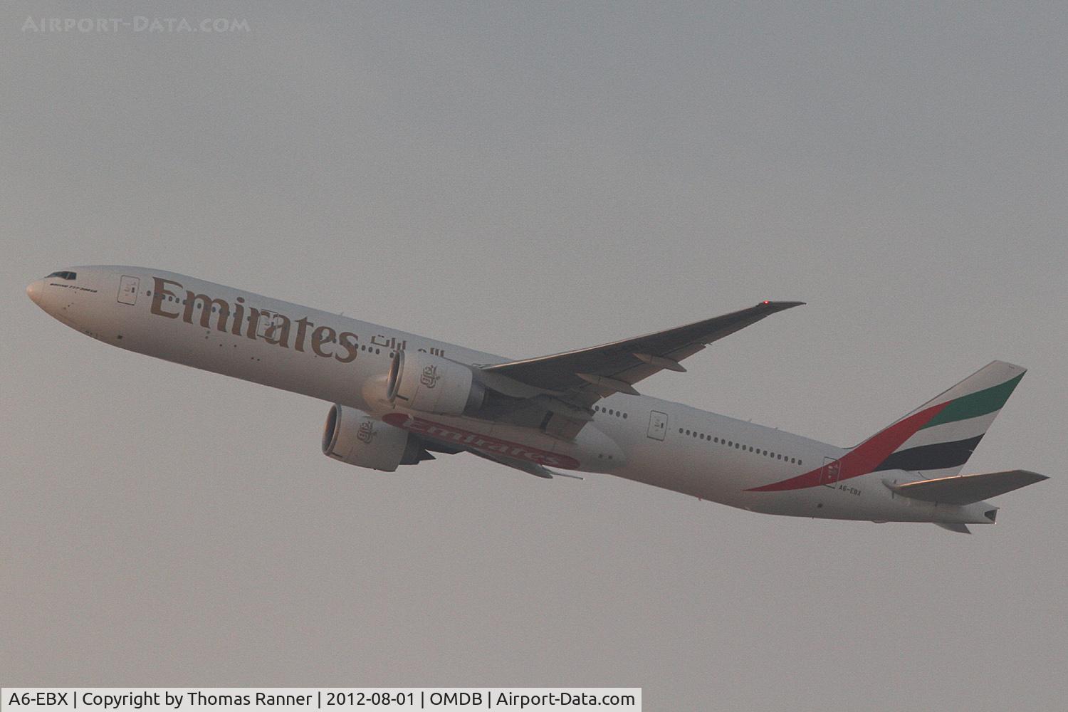 A6-EBX, 2007 Boeing 777-31H/ER C/N 32729, Emirates Boeing 777