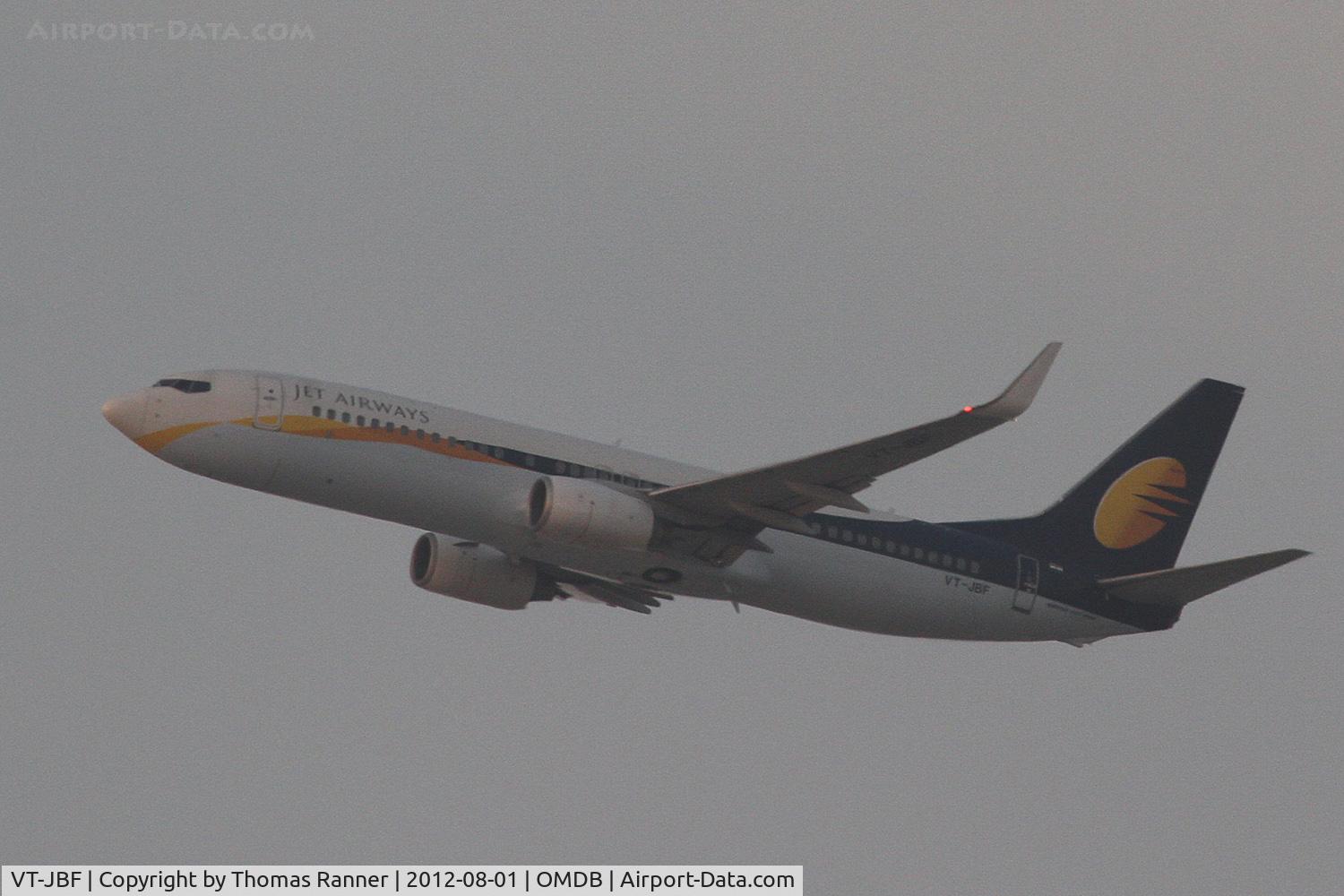 VT-JBF, 2008 Boeing 737-85R C/N 35082, Jet Airways Boeing 737
