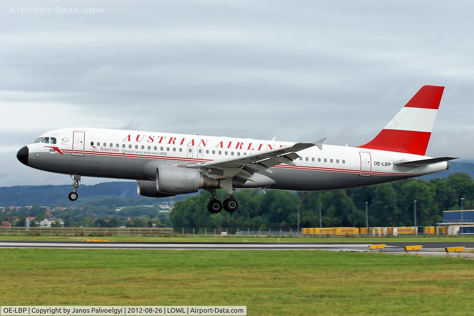 OE-LBP, 1998 Airbus A320-214 C/N 797, Austrian Airlnes Airbus A320-214 