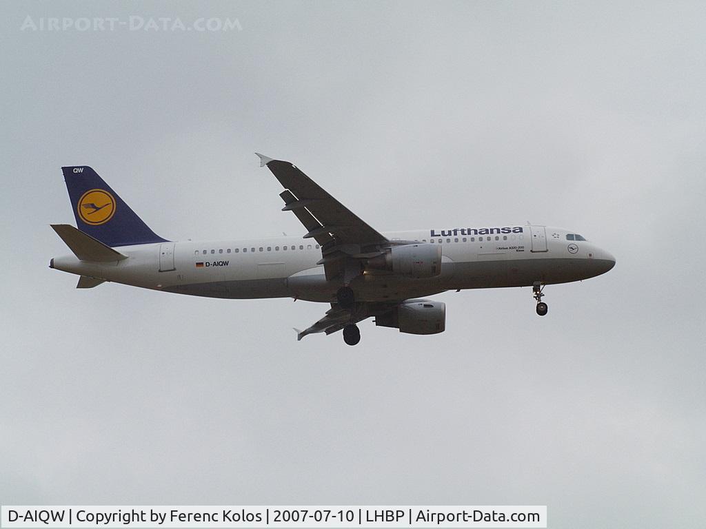 D-AIQW, 2000 Airbus A320-211 C/N 1367, Ferihegy