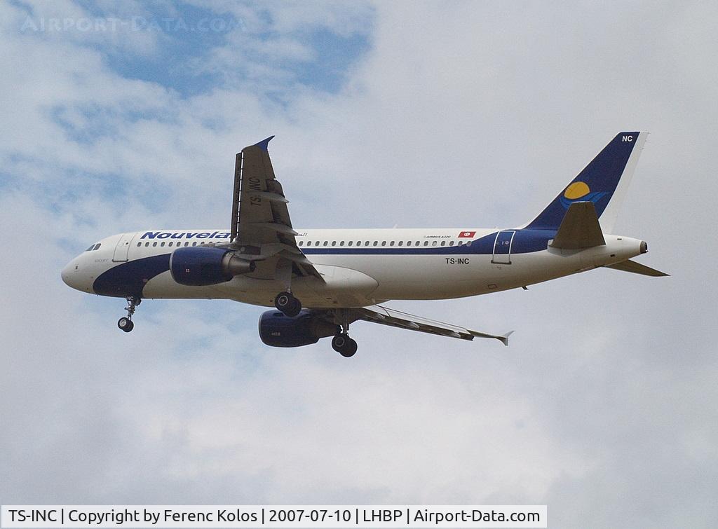 TS-INC, 2002 Airbus A320-214 C/N 1744, Ferihegy