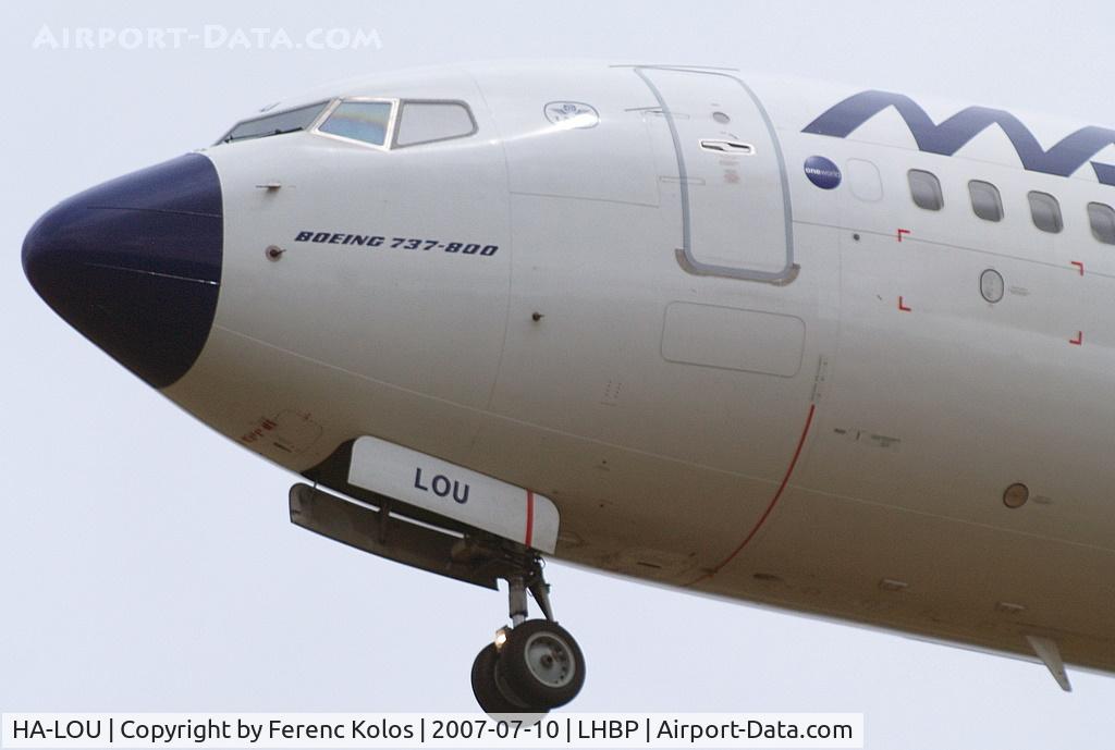 HA-LOU, 2005 Boeing 737-8Q8 C/N 30684, Ferihegy