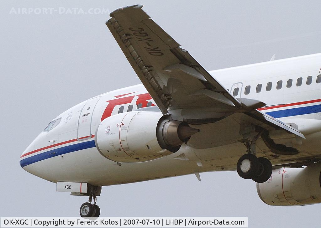 OK-XGC, 1992 Boeing 737-55S C/N 26541, Ferihegy