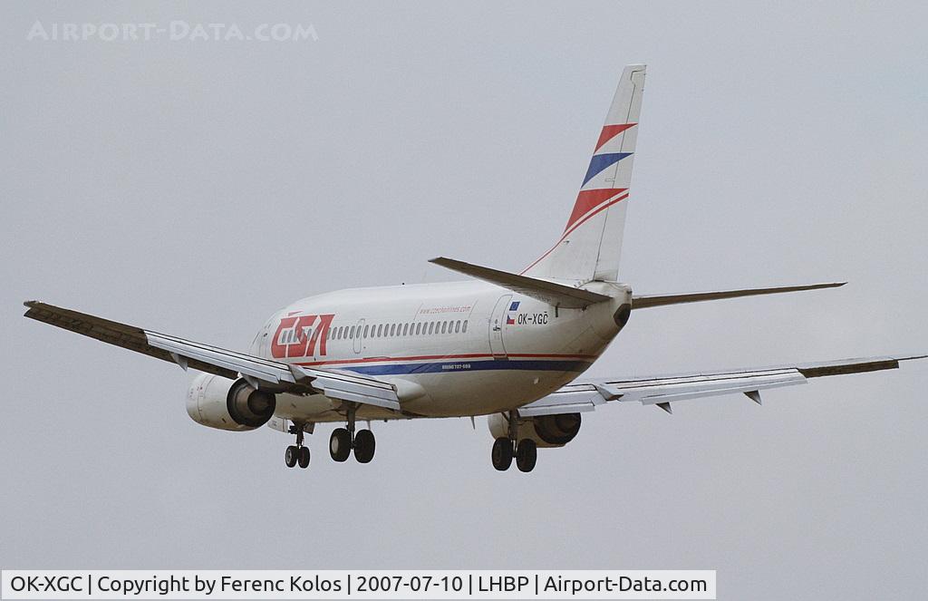 OK-XGC, 1992 Boeing 737-55S C/N 26541, Ferihegy