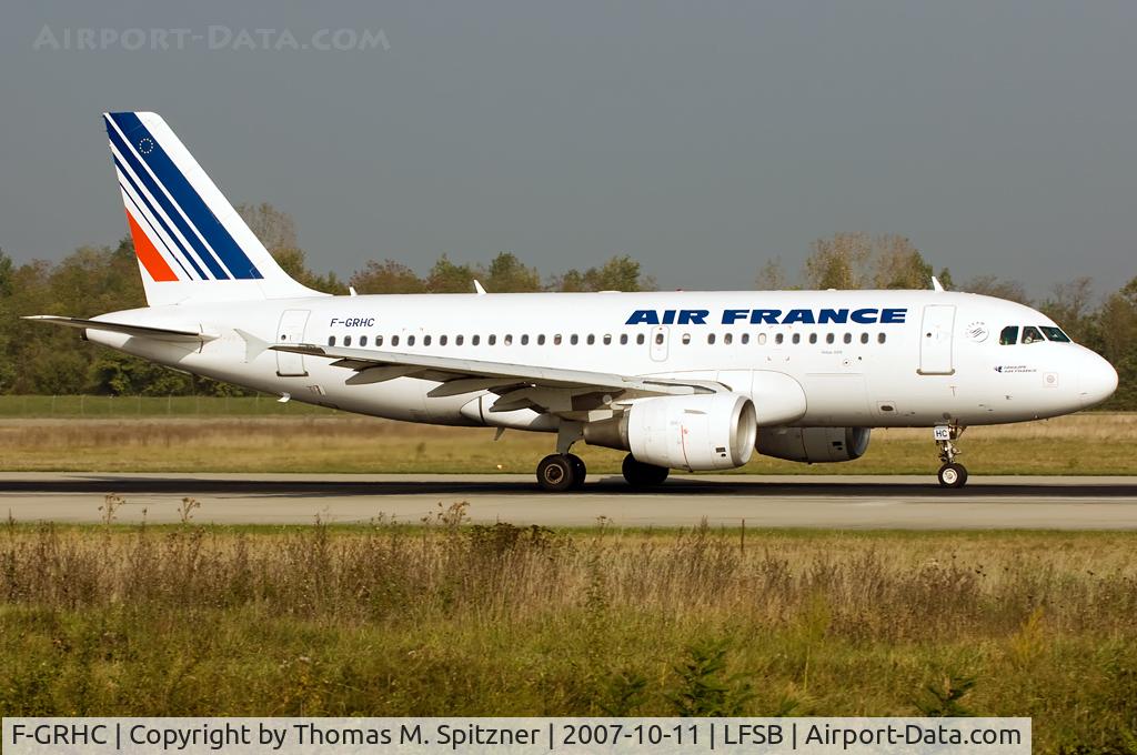 F-GRHC, 1999 Airbus A319-111 C/N 998, Air France F-GRHC