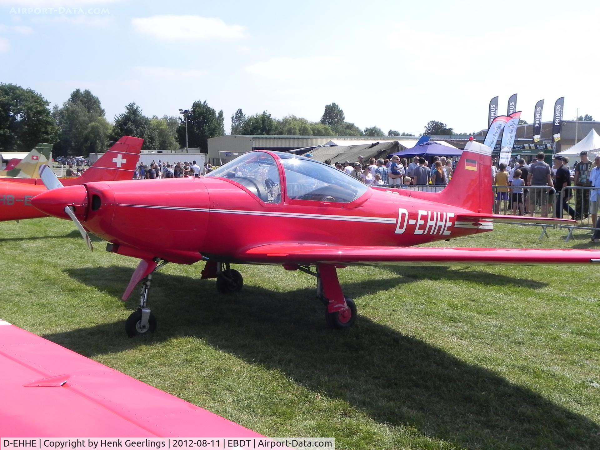 D-EHHE, 1961 Aeromere F-8L Falco III C/N 227, Oldtimer Fly In , Schaffen Diest , Belgium , Aug 2012