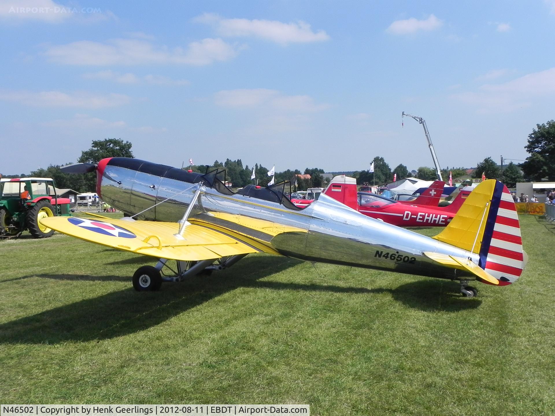 N46502, 1943 Ryan Aeronautical ST3KR C/N 1995, Oldtimer Fly In , Schaffen Diest , Belgium , Aug 2012