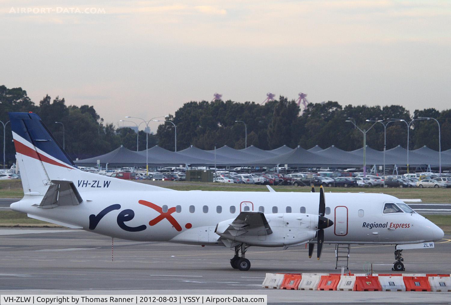 VH-ZLW, 1996 Saab 340B C/N 340B-387, REX Regional Express Saab 340