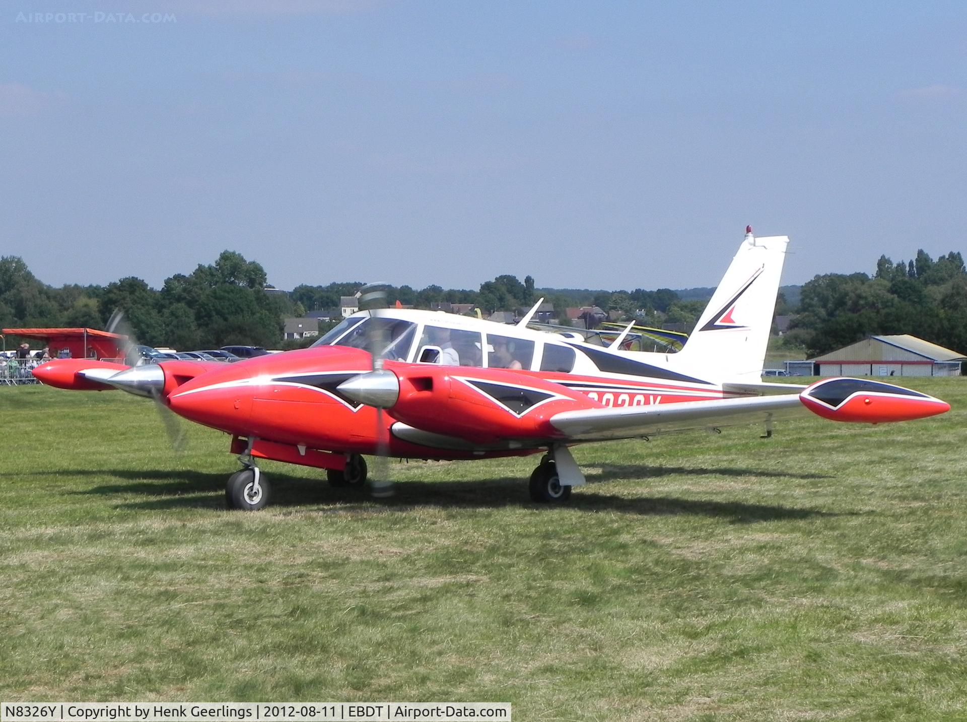 N8326Y, 1967 Piper PA-30 Twin Comanche Twin Comanche C/N 30-1468, Oldtimer Fly In , Schaffen Diest , Belgium , Aug 2012 

Piper Twin Comance