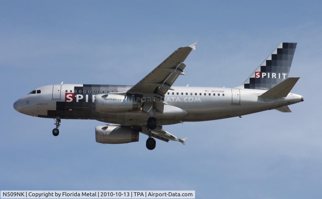 N509NK, 2005 Airbus A319-132 C/N 2603, Spirit A319