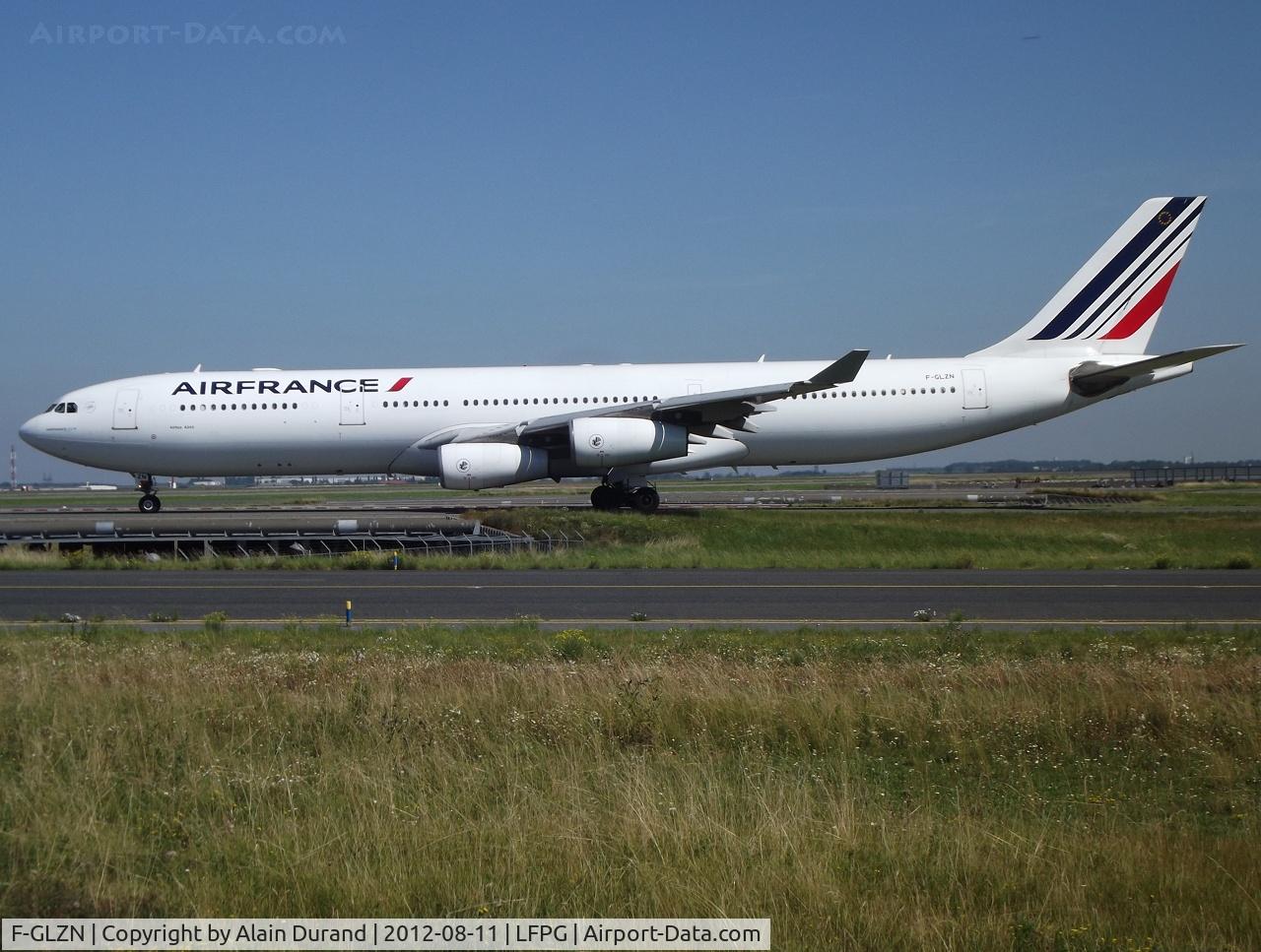 F-GLZN, 1998 Airbus A340-313X C/N 245, Recently resprayed in the revised livery, Zulu-November was delivered on 1998-11-30