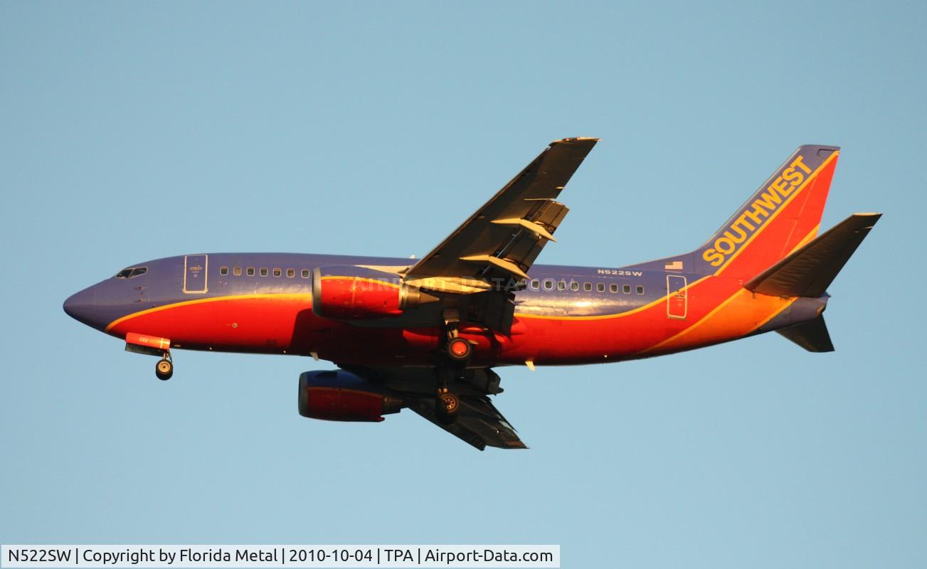 N522SW, 1992 Boeing 737-5H4 C/N 26564, Southwest 737