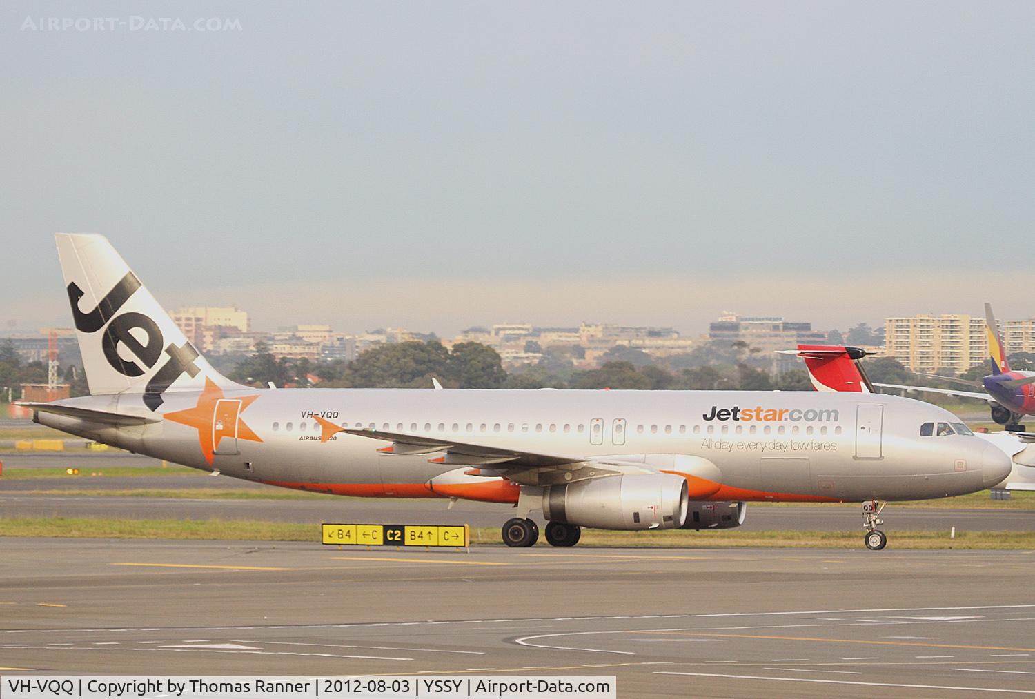 VH-VQQ, 2000 Airbus A320-232 C/N 2537, Jetstar Airbus A320
