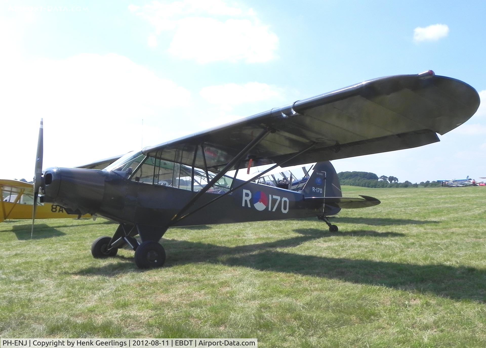 PH-ENJ, 1952 Piper L-21B Super Cub C/N 18-2540, Oldtimer Fly In , Schaffen Diest , Belgium , Aug 2012