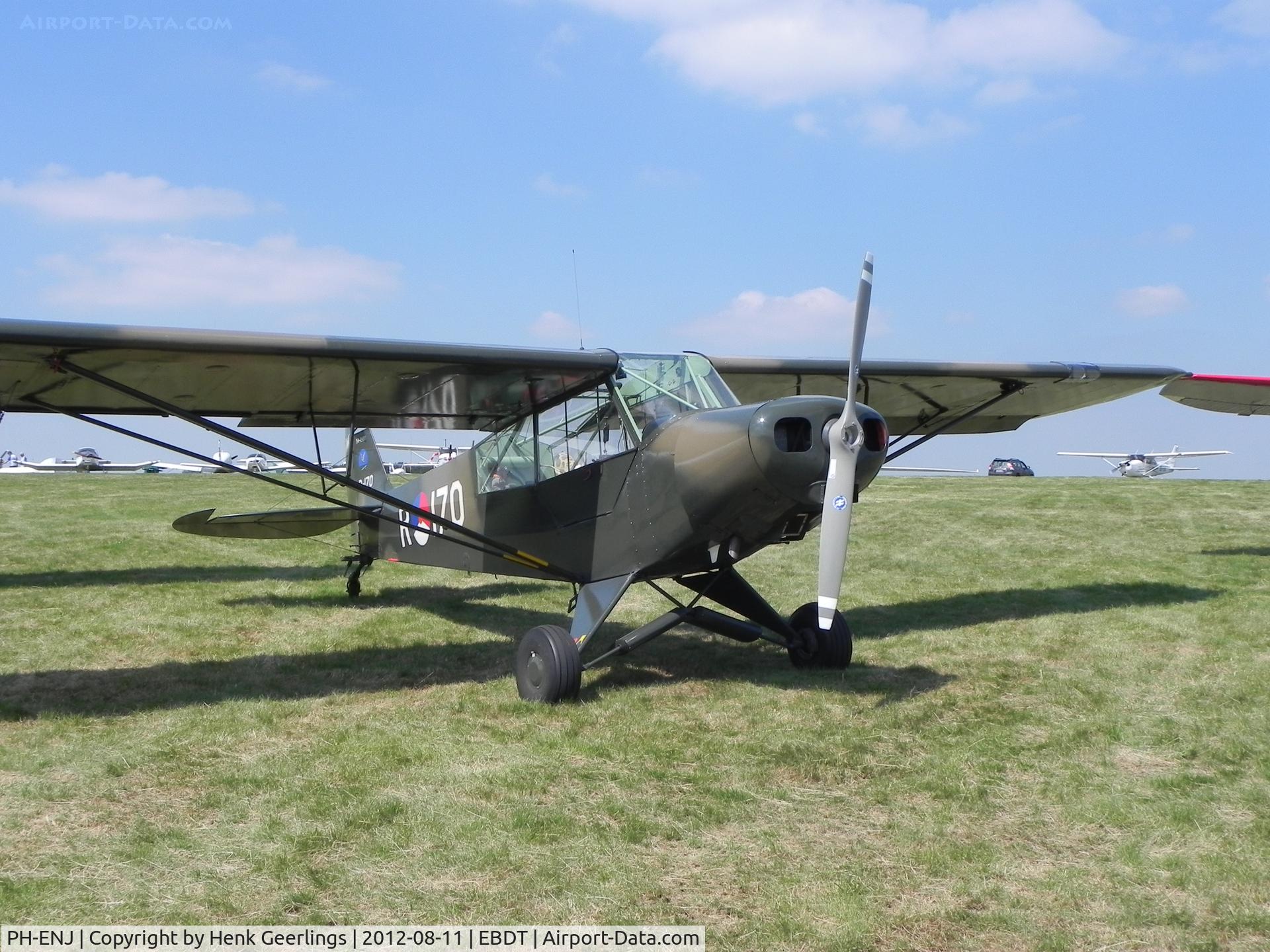 PH-ENJ, 1952 Piper L-21B Super Cub C/N 18-2540, Oldtimer Fly In , Schaffen Diest , Belgium , Aug 2012