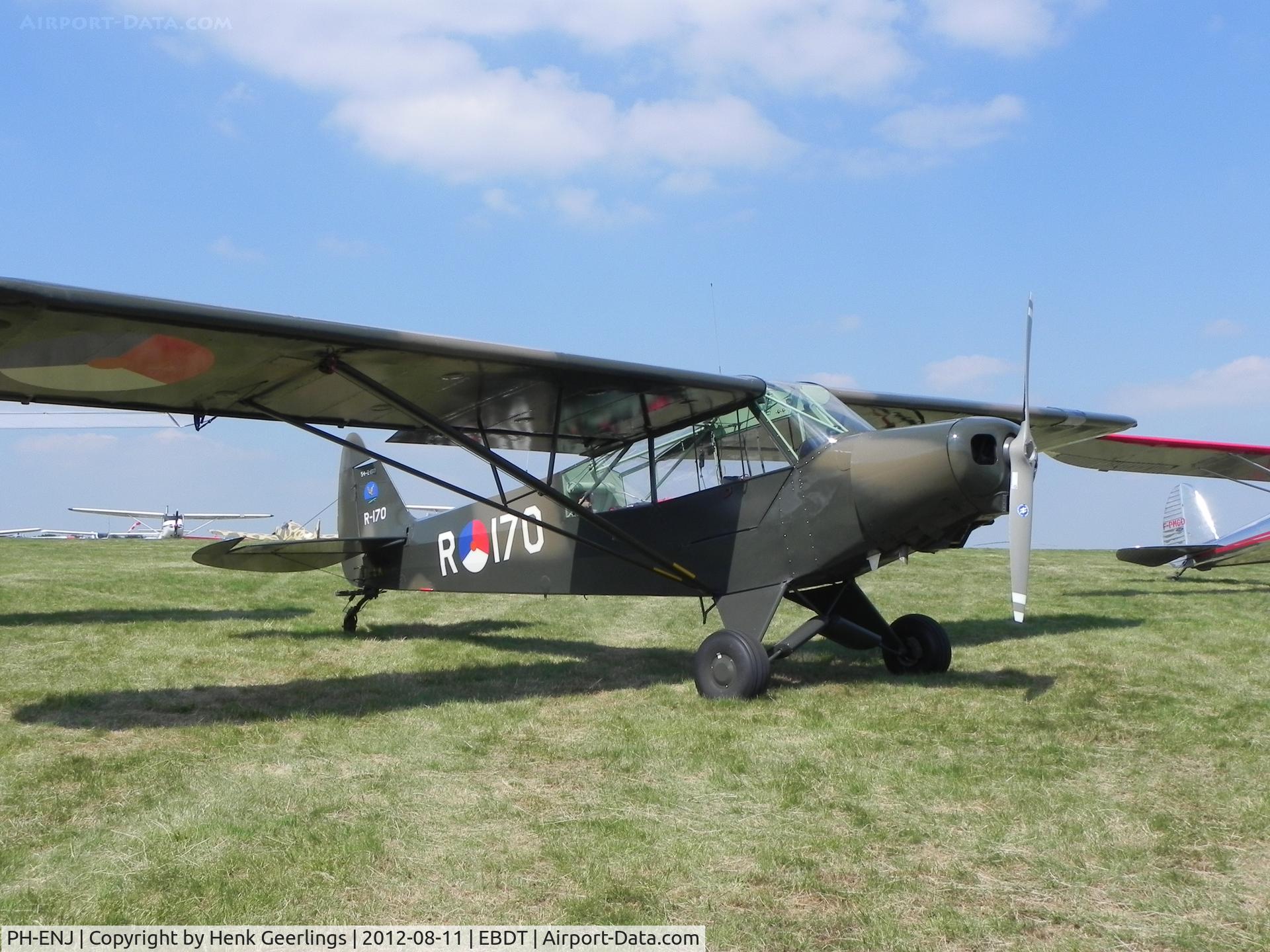 PH-ENJ, 1952 Piper L-21B Super Cub C/N 18-2540, Oldtimer Fly In , Schaffen Diest , Belgium , Aug 2012