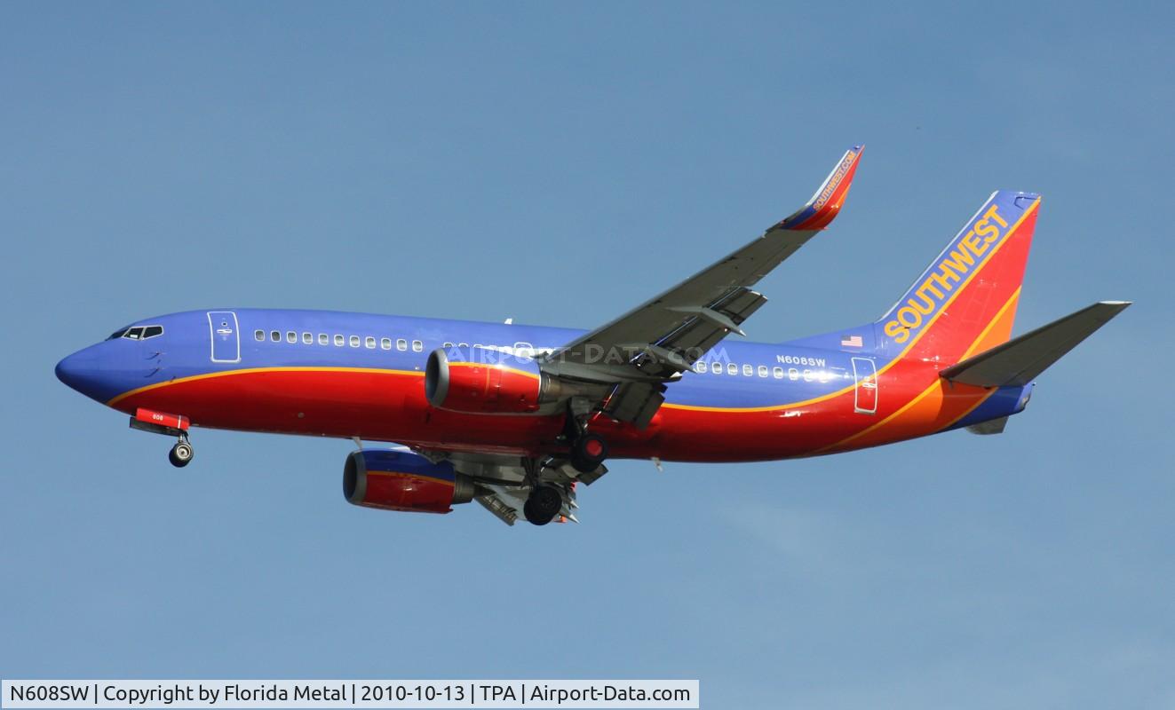N608SW, 1995 Boeing 737-3H4 C/N 27928, Southwest 737