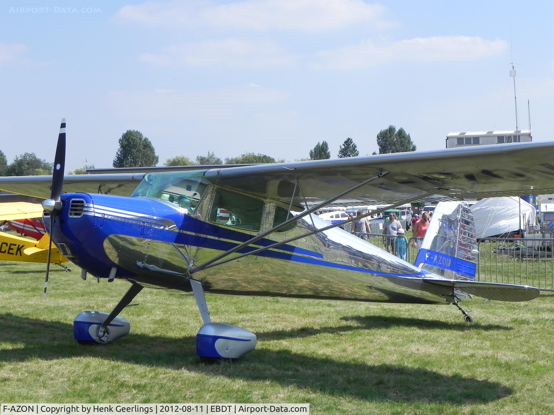 F-AZON, 1947 Cessna 140 C/N 12839, Oldtimer Fly In , Schaffen Diest , Belgium , Aug 2012