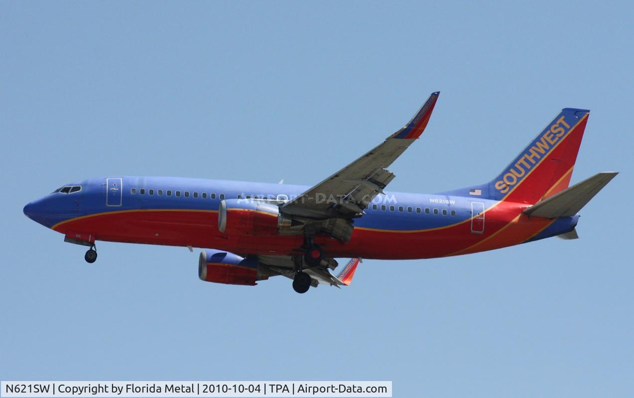 N621SW, 1996 Boeing 737-3H4 C/N 28037, Southwest 737