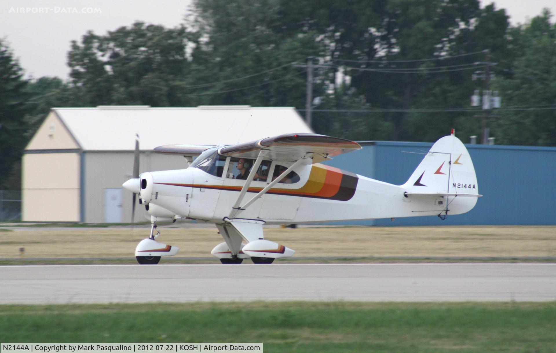 N2144A, 1952 Piper PA-22-135 Tri-Pacer C/N 22-582, Piper PA-22-135