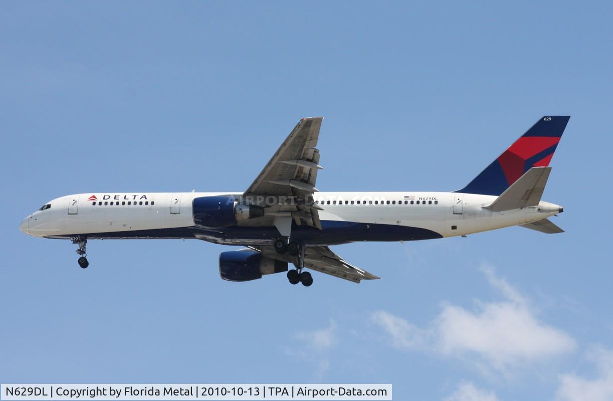 N629DL, 1987 Boeing 757-232 C/N 22919, Delta 757