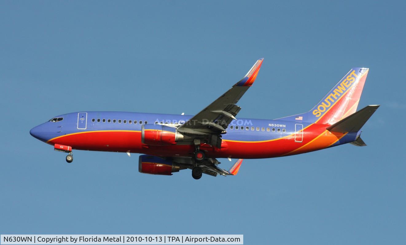 N630WN, 1996 Boeing 737-3H4 C/N 27705, Southwest 737