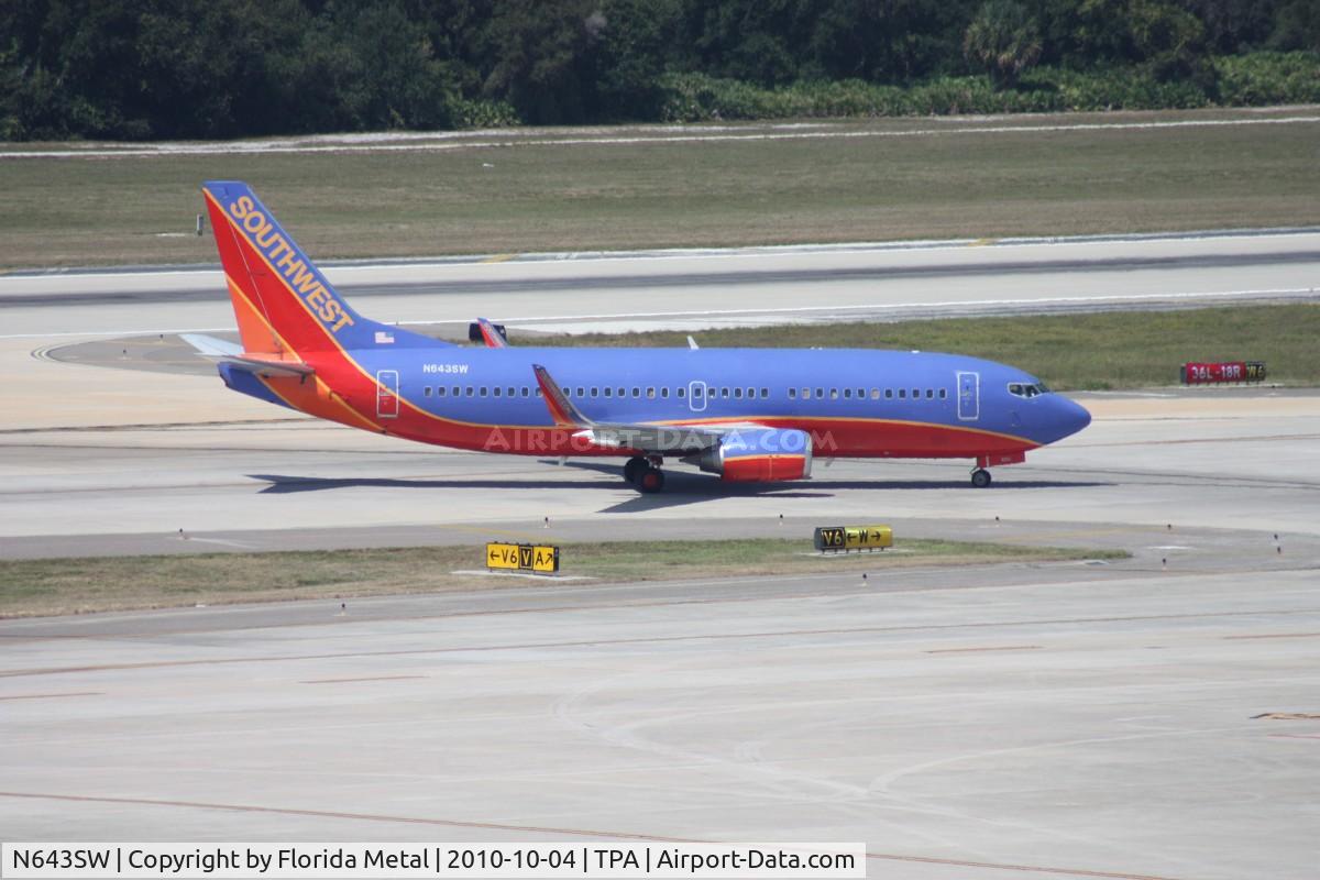 N643SW, 1997 Boeing 737-3H4 C/N 27716, Southwest 737