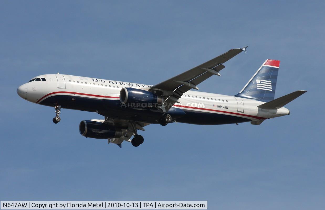 N647AW, 1997 Airbus A320-232 C/N 762, US Airways A320