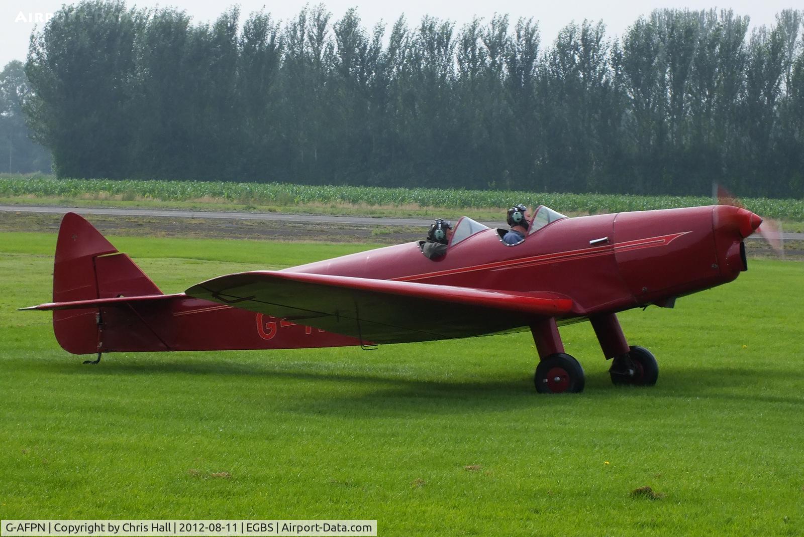 G-AFPN, 1939 De Havilland DH-94 Moth C/N 94016, at Shobdon Airfield, Herefordshire