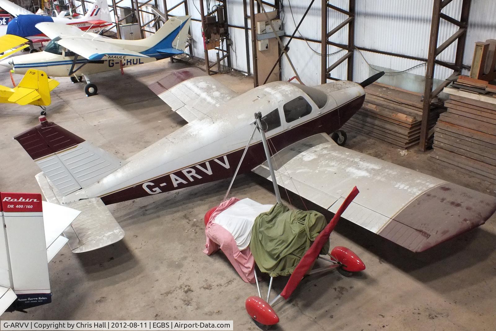 G-ARVV, 1962 Piper PA-28-160 Cherokee Cherokee C/N 28-451, at Shobdon Airfield, Herefordshire