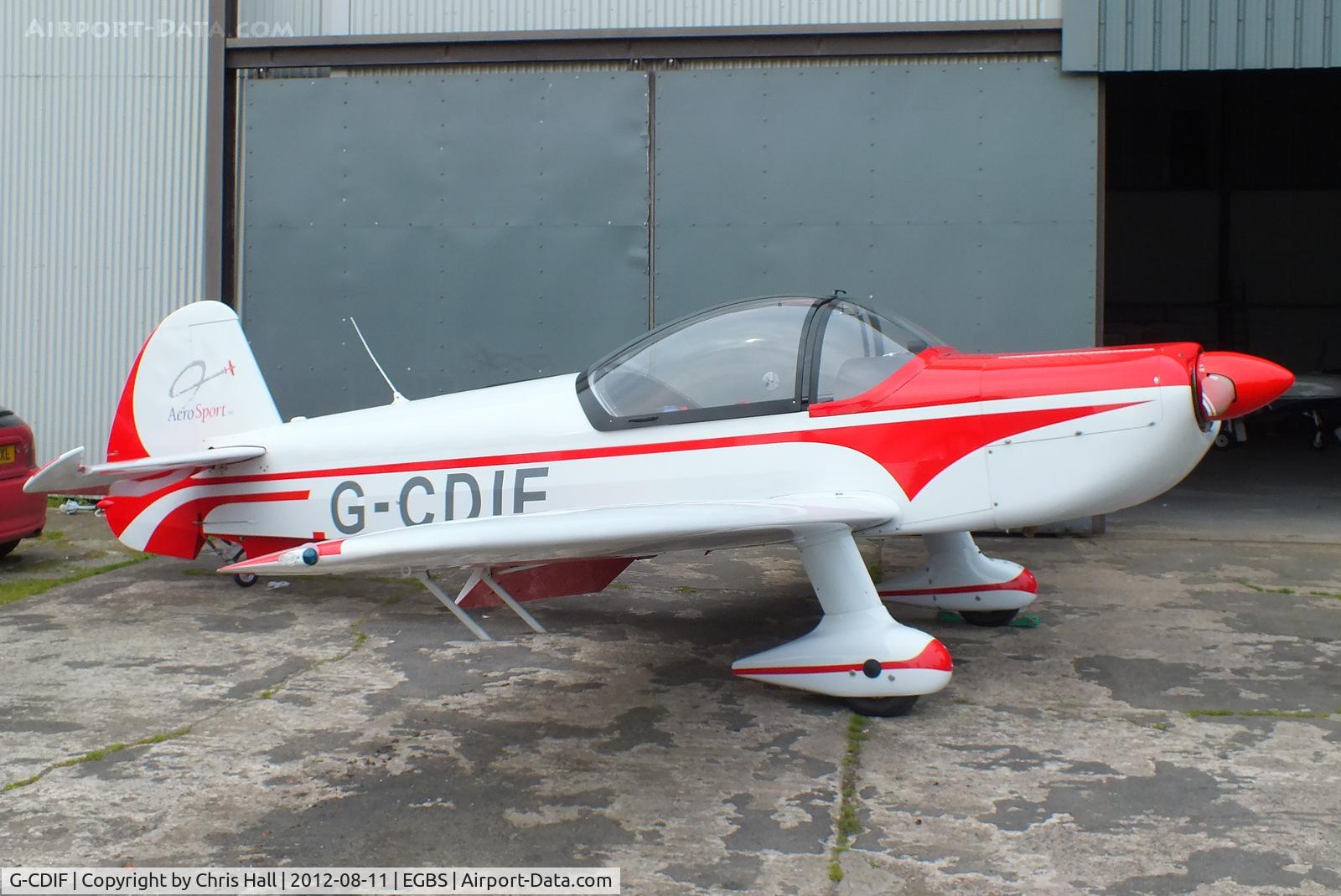 G-CDIF, 2002 Mudry CAP-10B C/N 302, at Shobdon Airfield, Herefordshire