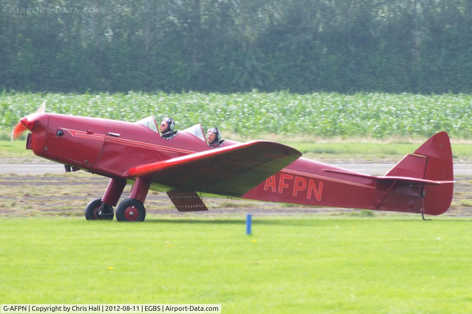 G-AFPN, 1939 De Havilland DH-94 Moth C/N 94016, at Shobdon Airfield, Herefordshire