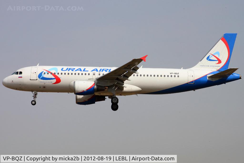 VP-BQZ, 1991 Airbus A320-211 C/N 157, Landing