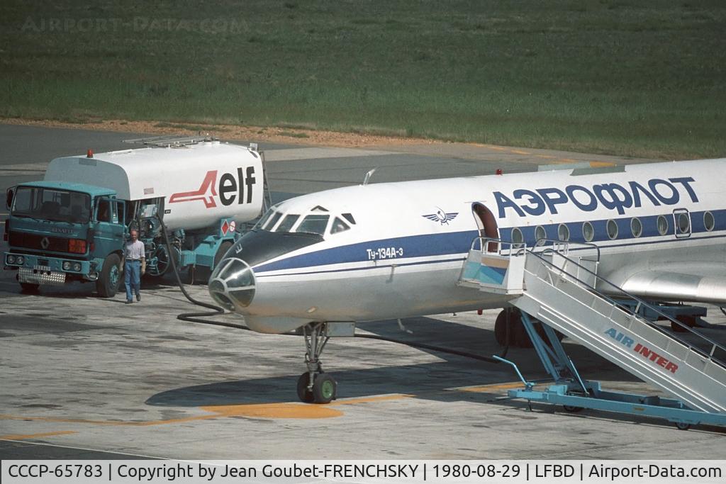 CCCP-65783, 1979 Tupolev Tu-134A-3 C/N 62778, AEROFLOT from MOSCOW