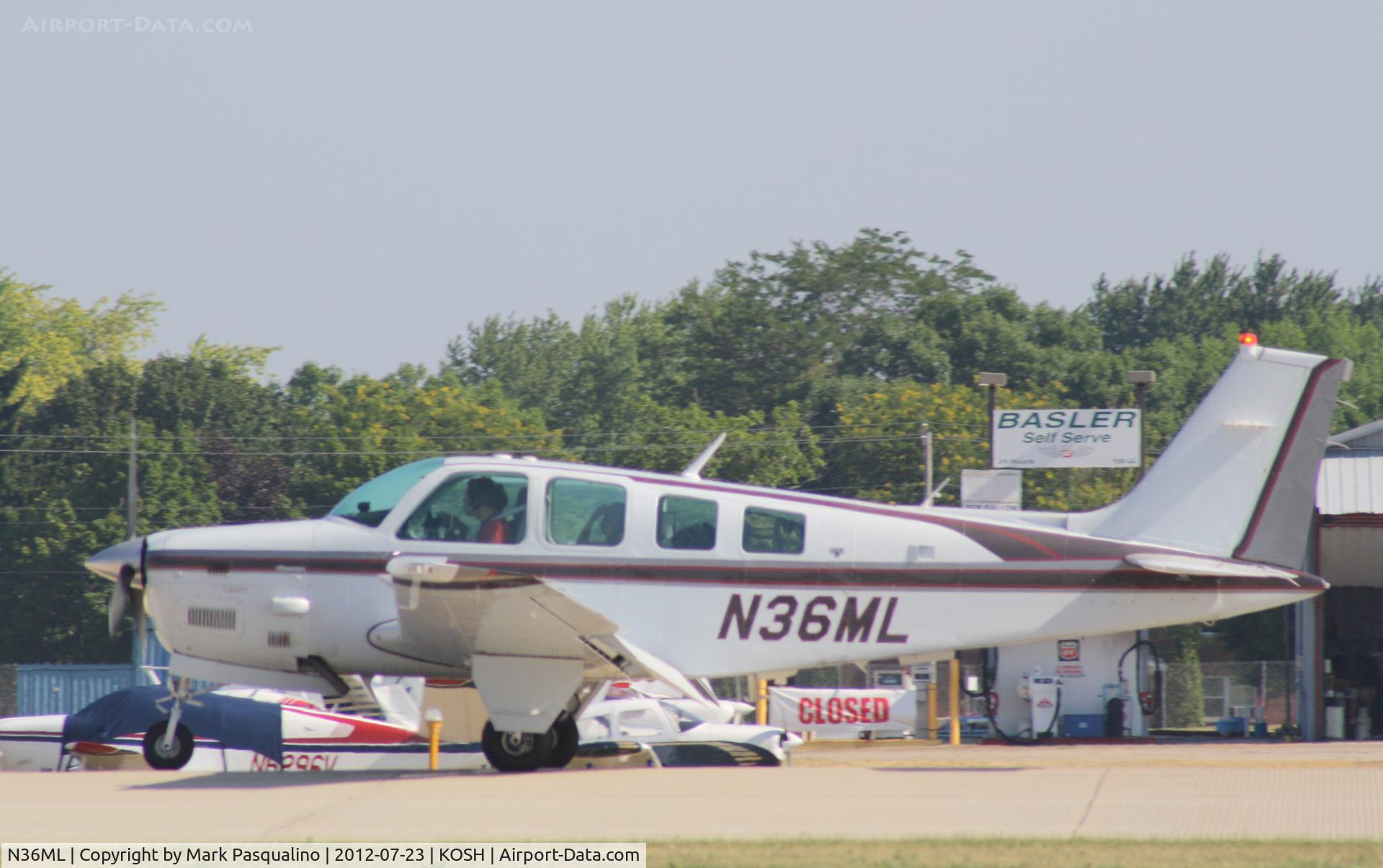 N36ML, 1983 Beech B36TC Bonanza C/N EA-375, Beech B36TC