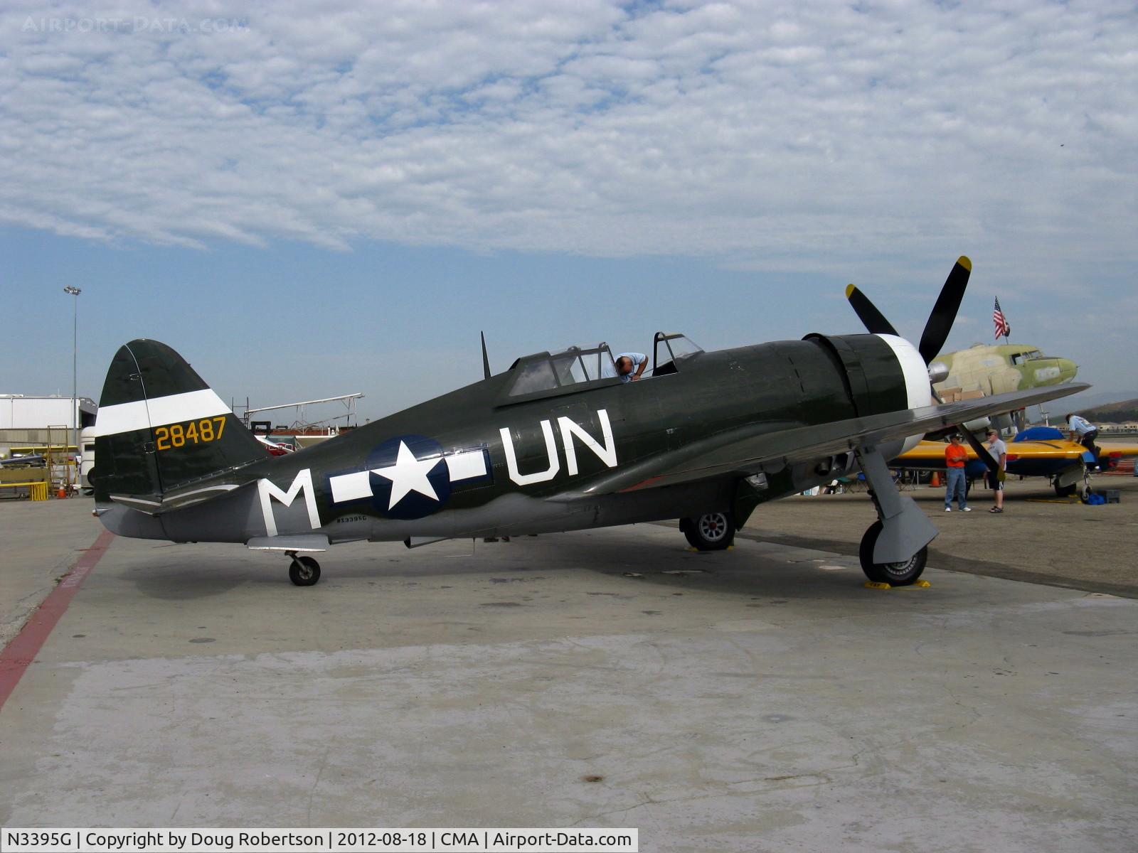 N3395G, 1942 Republic P-47G-15-CU Thunderbolt C/N 42-25254, 1942 Republic P-47G THUNDERBOLT 'Jug', P&W R-2800 Double Wasp radial 2,300 Hp
