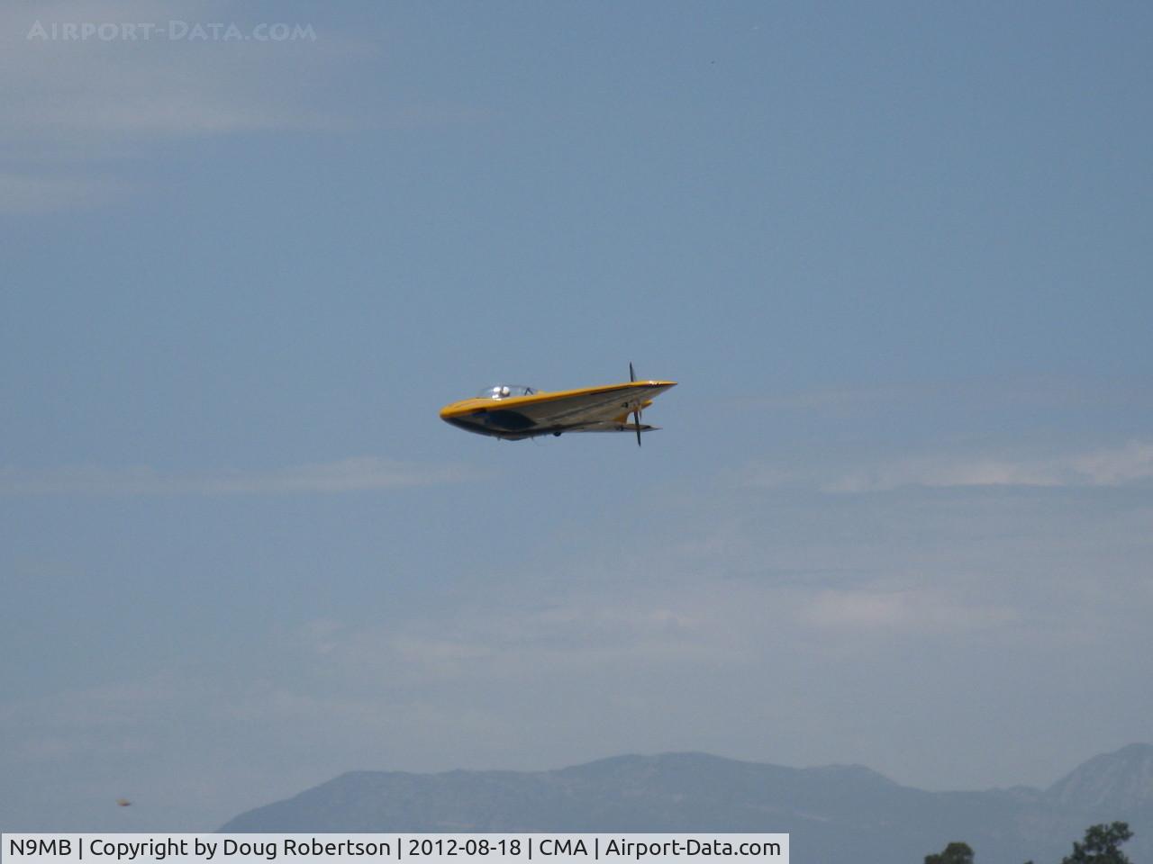 N9MB, 1945 Northrop N9M C/N 04, 1945 Northrop Flying Wing N9M, two Franklin XO-540-7 300 Hp each pushers, flight demonstration