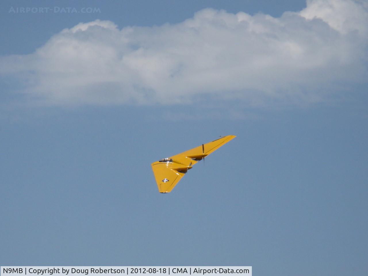 N9MB, 1945 Northrop N9M C/N 04, 1945 Northrop Flying Wing N-9M, two Franklin XO-540-7 300 Hp each pushers, flight demonstration