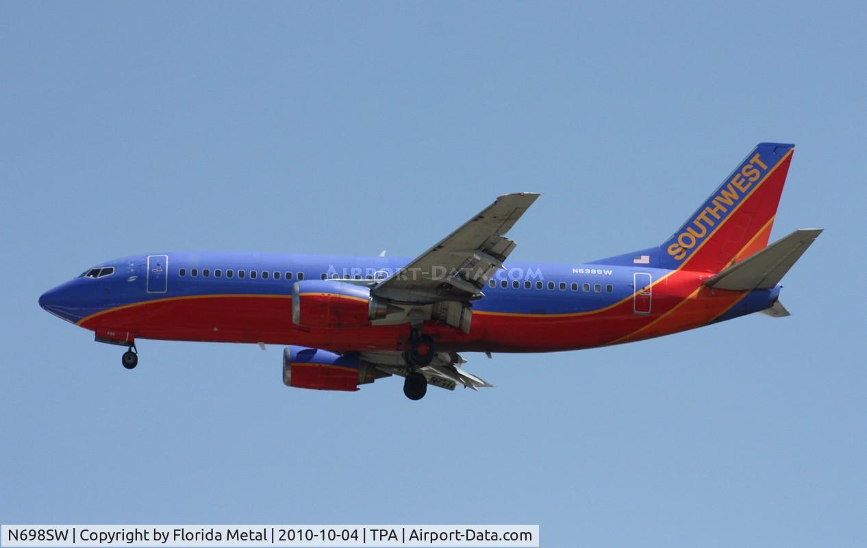 N698SW, 1986 Boeing 737-317 C/N 23176, Southwest 737