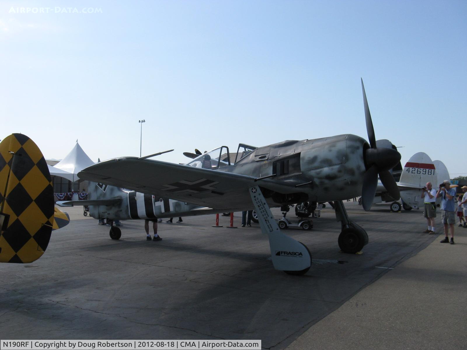 N190RF, Focke-Wulf Fw-190A-9 C/N 980 574, 1944 Focke Wulf Fw 190A-9, BMW 801 series radial 1,973 Hp, Experimental class