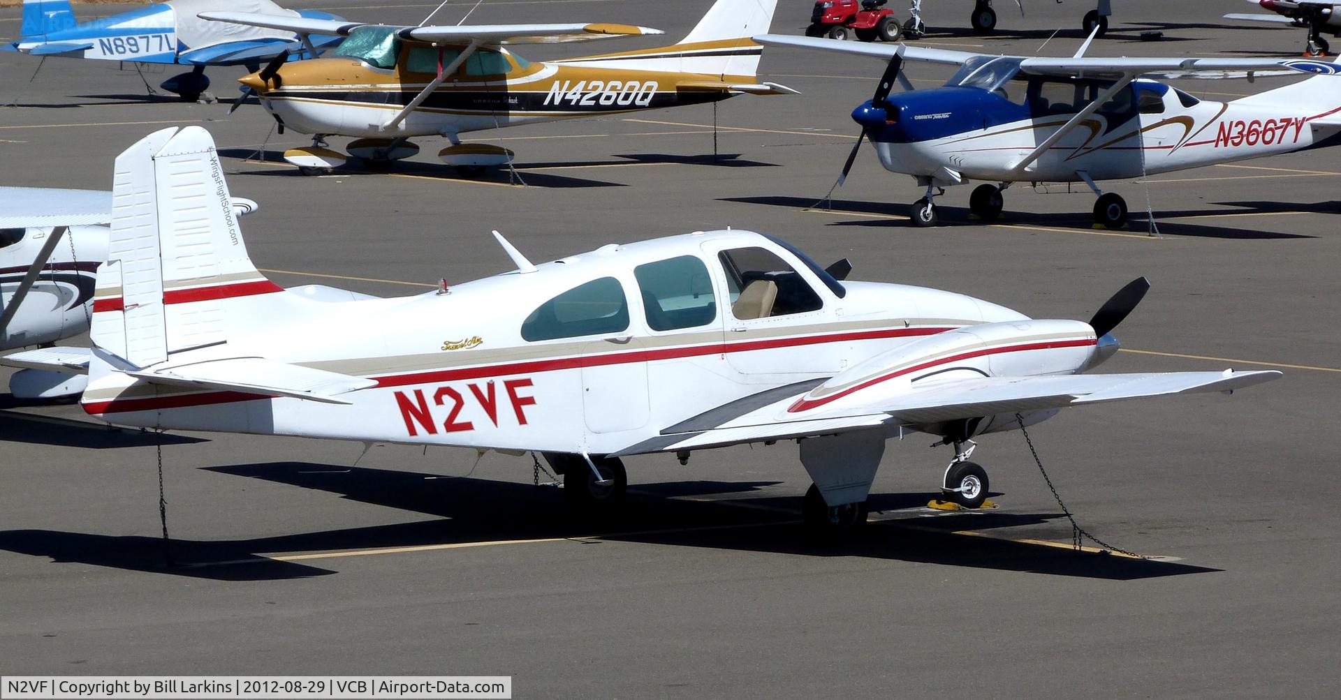 N2VF, 1961 Beech B95A Travel Air C/N TD-472, Visitor