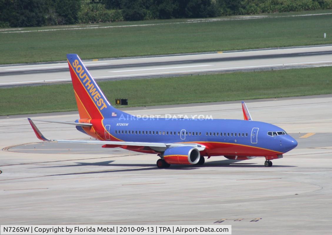 N726SW, 1999 Boeing 737-7H4 C/N 27858, Southwest 737