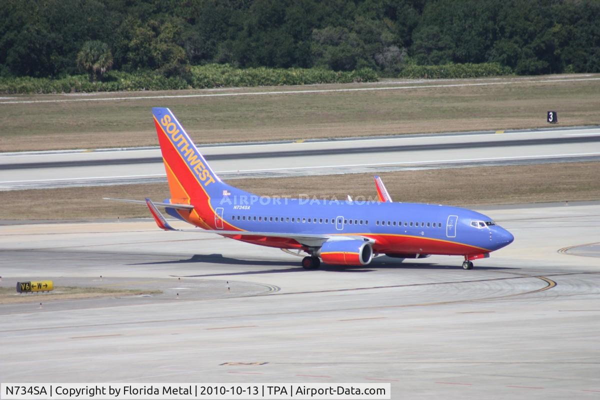 N734SA, 1999 Boeing 737-7H4 C/N 27866, Southwest 737